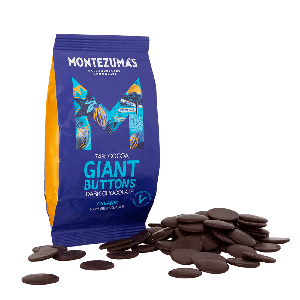 Giant Buttons Dark Chocolate 74% 180G